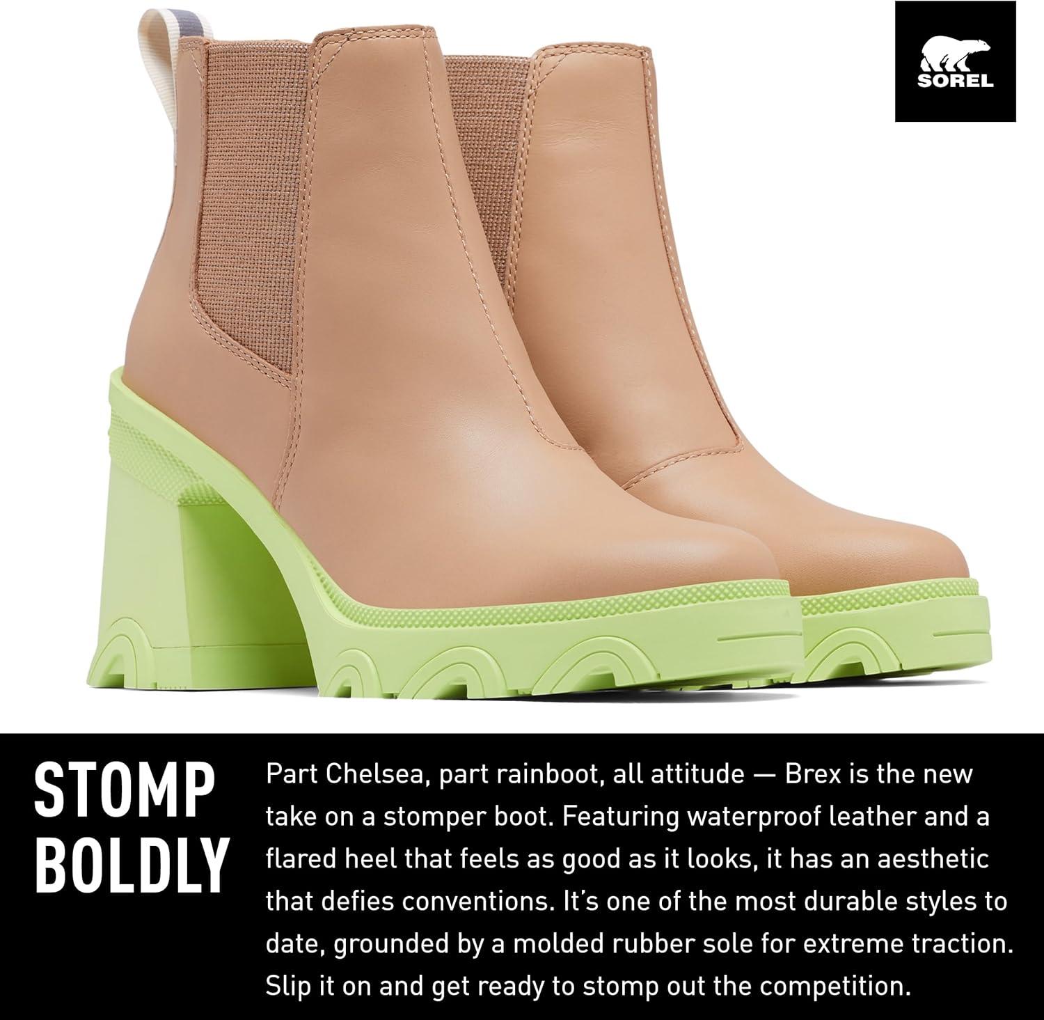 imageSorel Womens Brex Heel Chelsea BootsCanoe Tippet