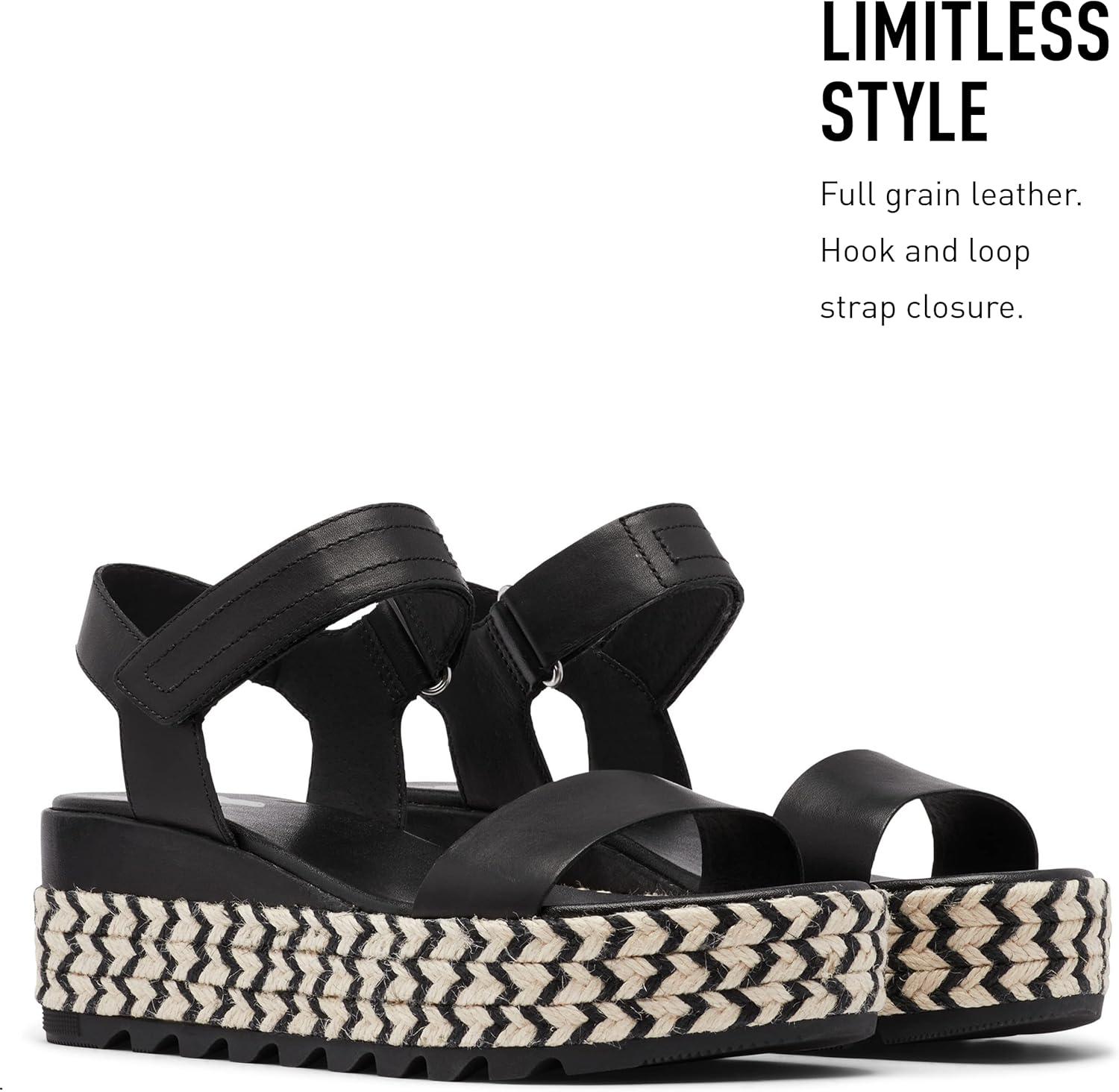 imageSorel Womens Cameron Flatform SandalsBlack