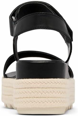imageSorel Womens Cameron Flatform SandalsBlackChalk