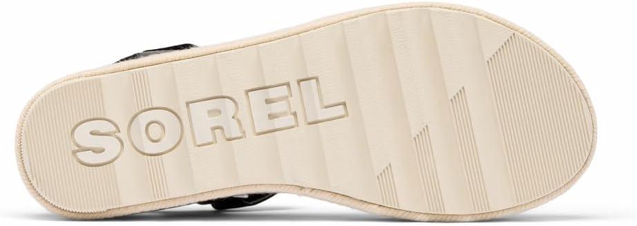 imageSorel Womens Cameron Flatform SandalsBlackChalk