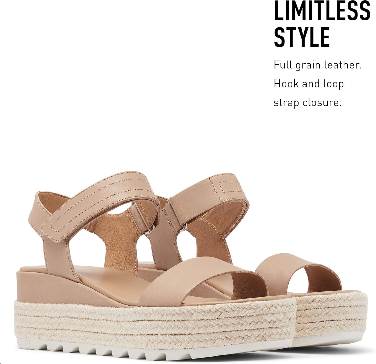 imageSorel Womens Cameron Flatform SandalsHonest Beige