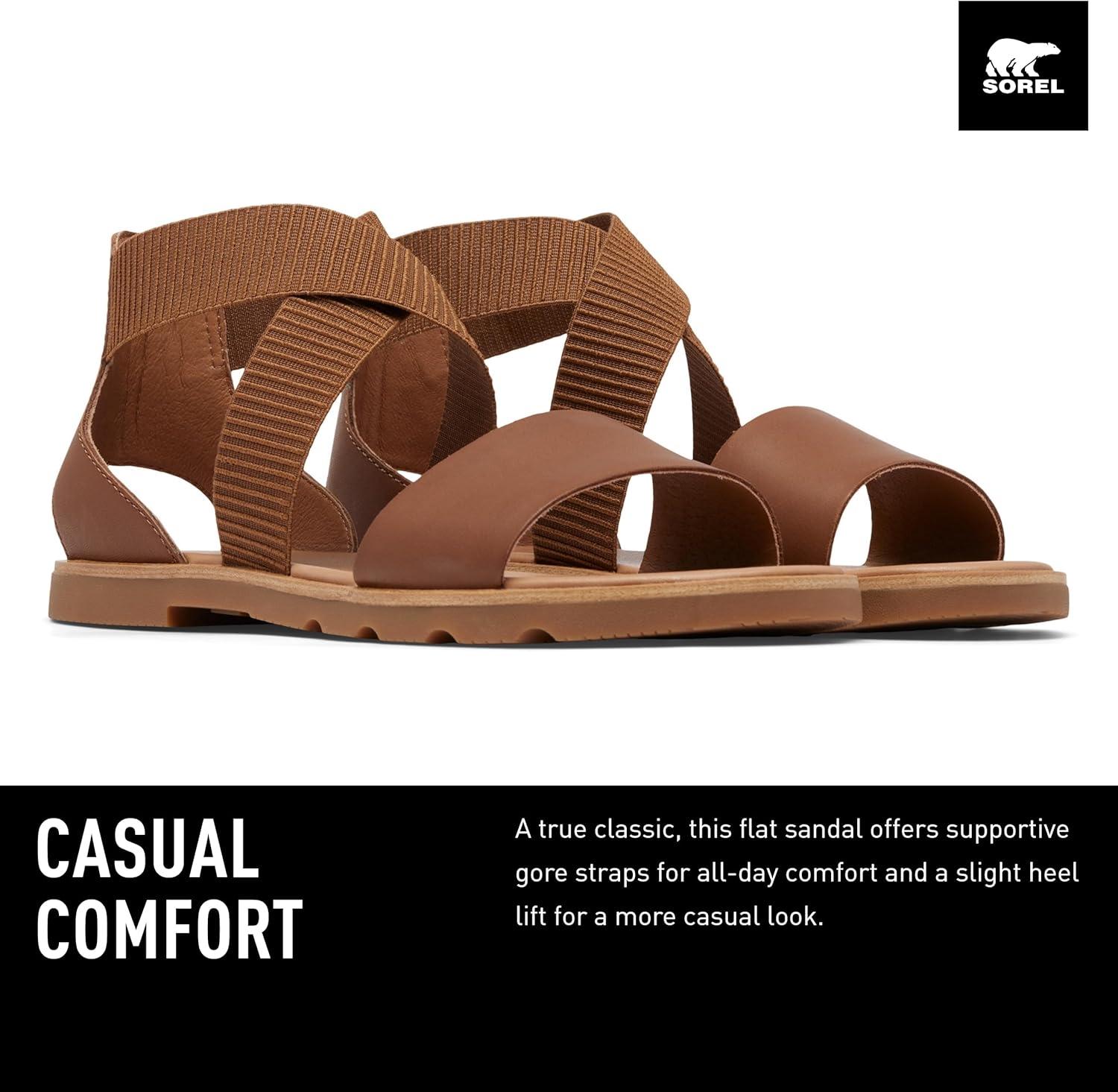 imageSorel Womens Ella III SandalVelvet Tan Gum