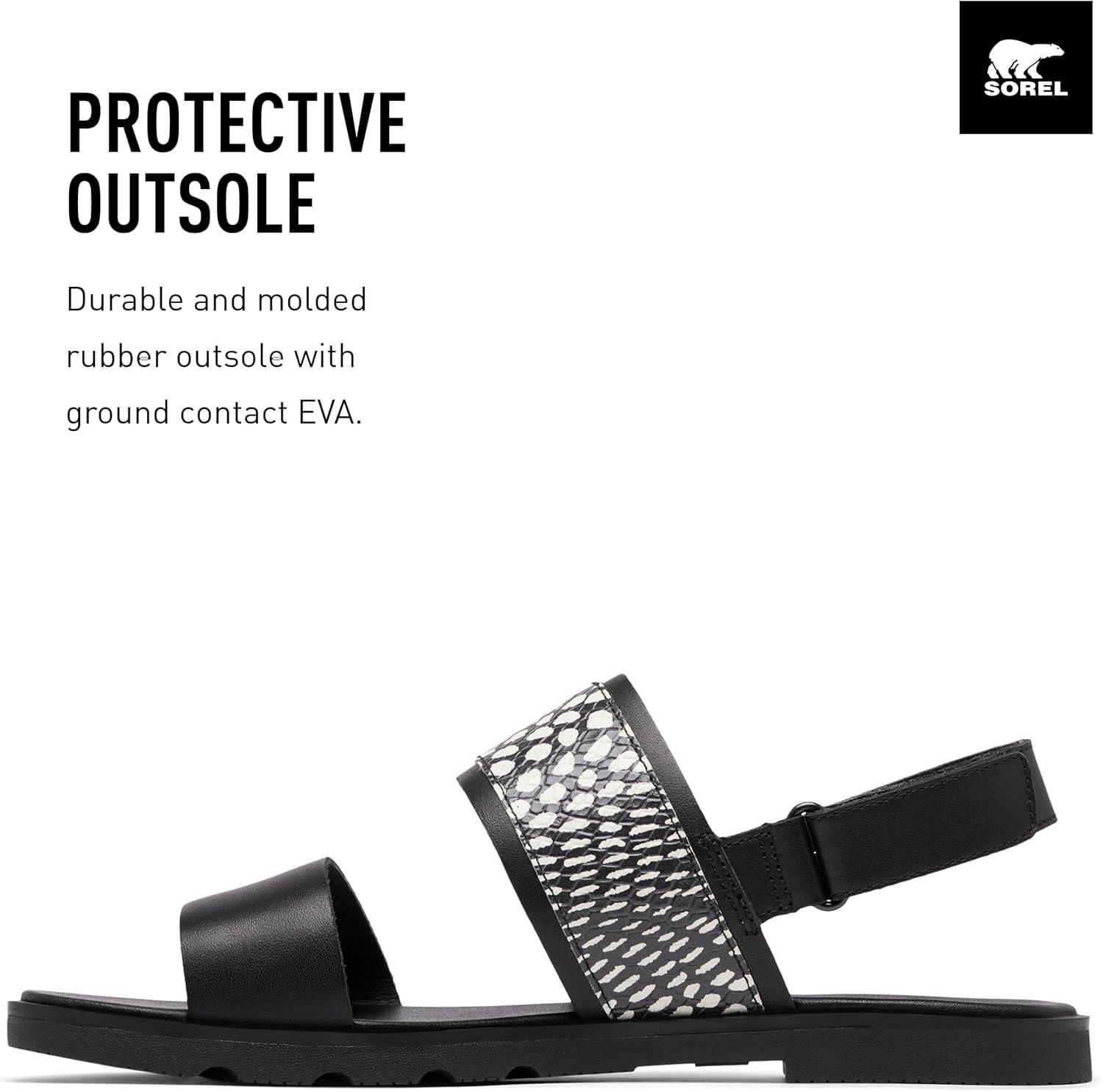 imageSorel Womens Ella III Slingback SandalBlack Black