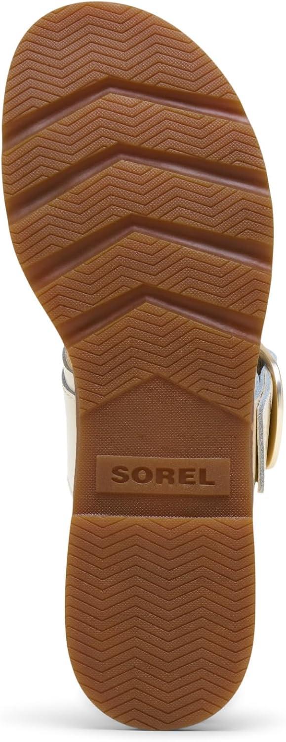 imageSorel Womens Ella III Slingback SandalHoney WhiteIced Tea