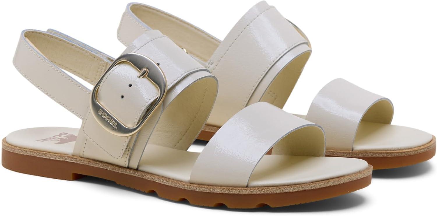 imageSorel Womens Ella III Slingback SandalHoney WhiteIced Tea