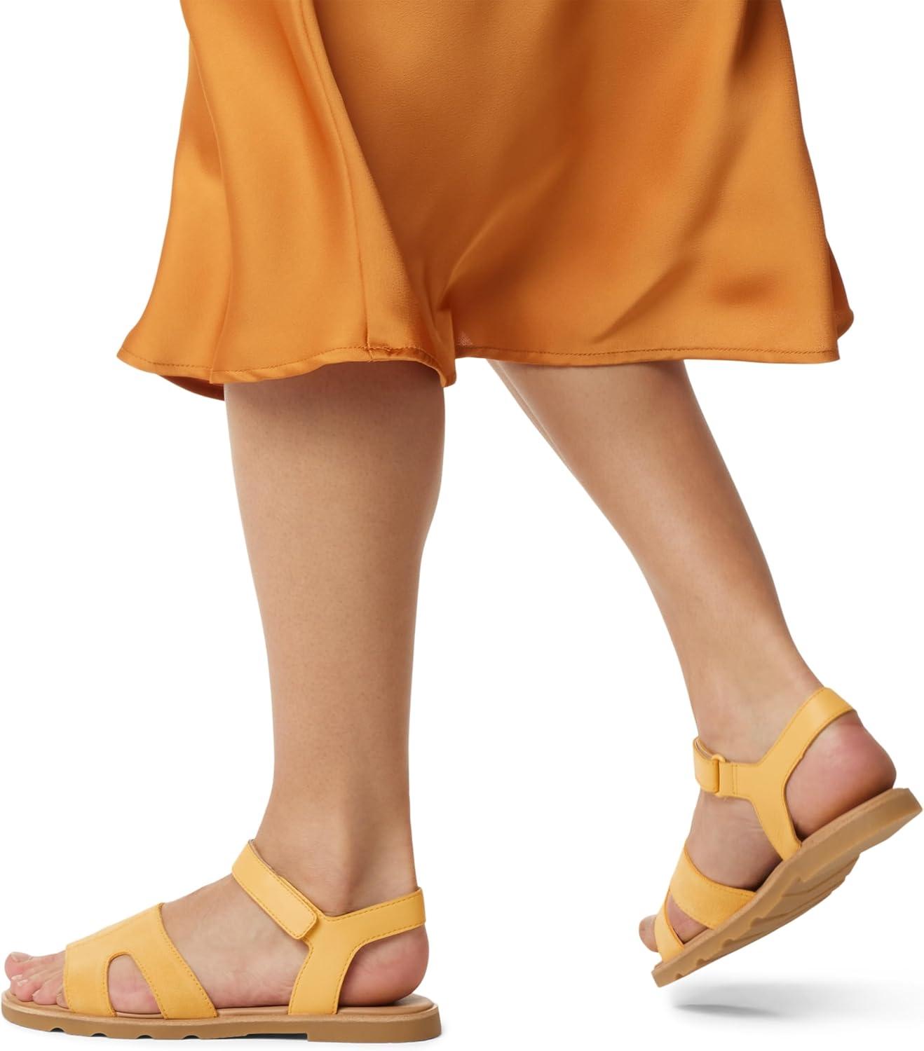 imageSorel Womens Ella lll Ankle Strap SandalYellow Ray Gum 16