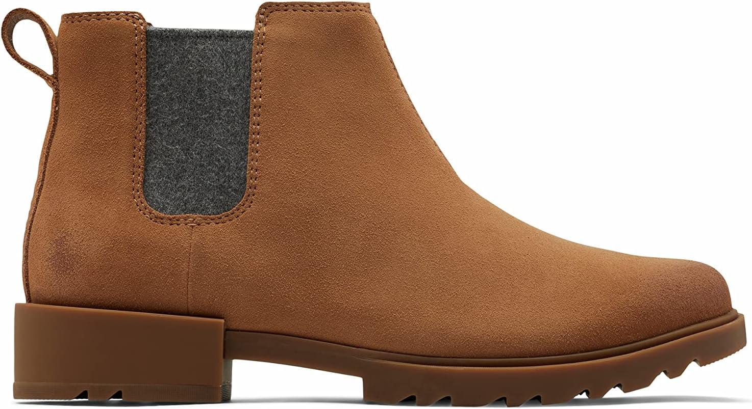 imageSorel Womens Emelie II Chelsea Waterproof BootTawny Buff Gum 10