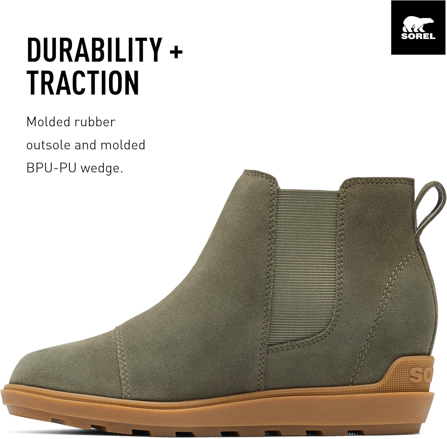 imageSorel Womens Evie ll Chelsea BootStone Green Gum