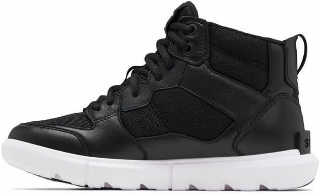 imageSorel Womens Explorer II Sneaker Mid Waterproof ShoeBlackWhite