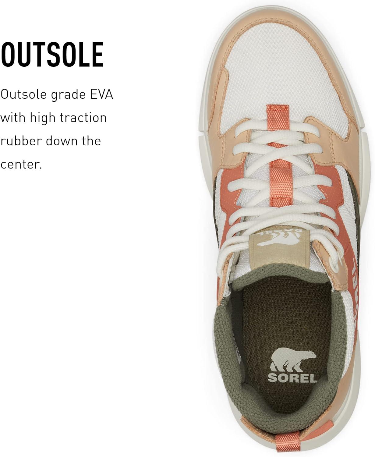 imageSorel Womens Explorer II Sneaker Mid Waterproof ShoeSea Salt Nova Sand