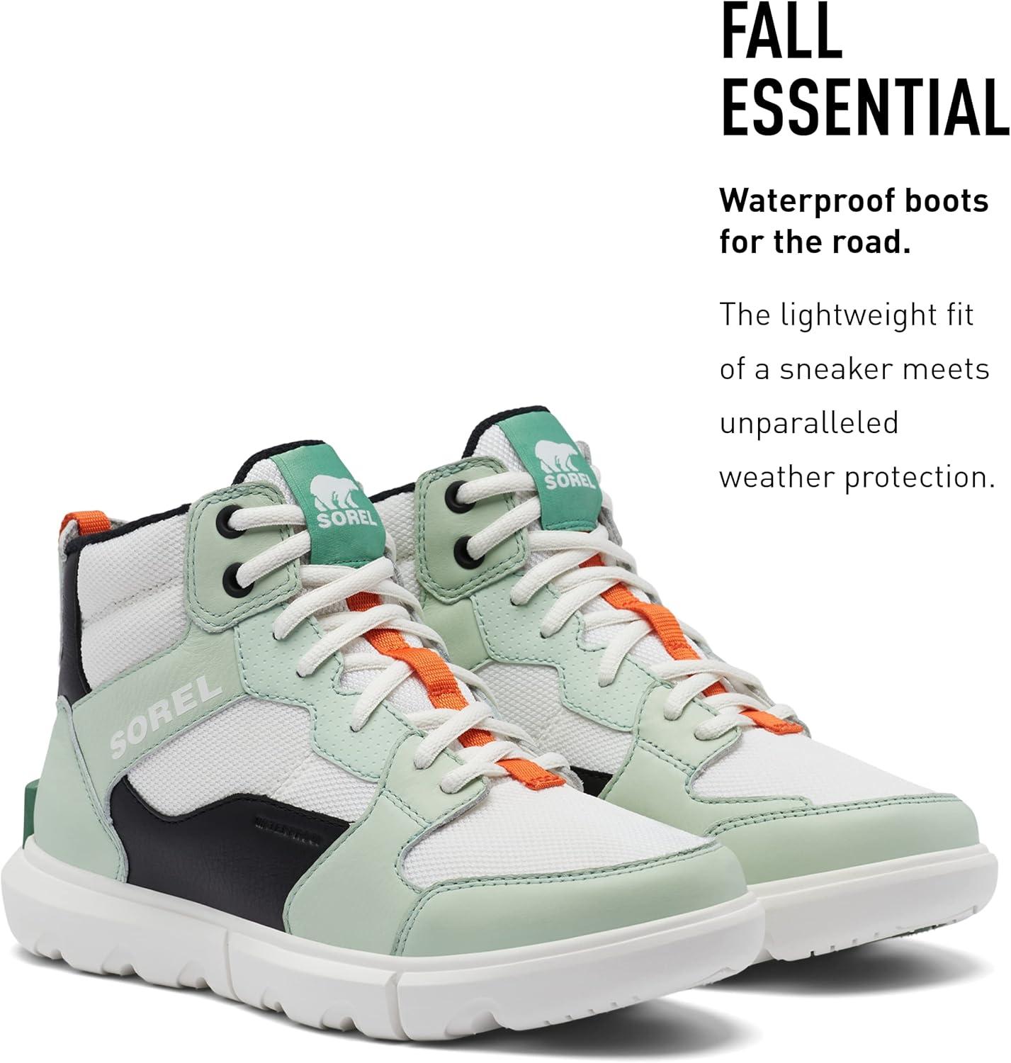 imageSorel Womens Explorer II Sneaker Mid Waterproof ShoeSea Sprite Black