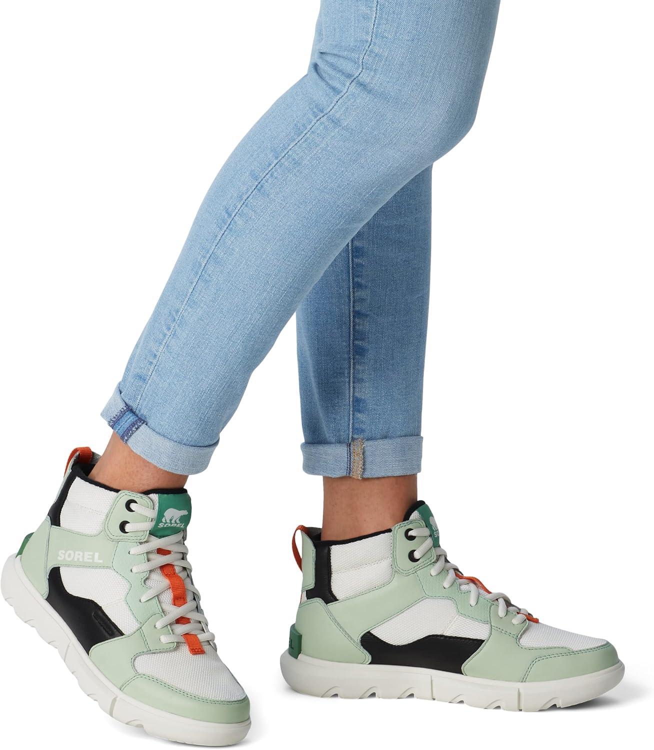 imageSorel Womens Explorer II Sneaker Mid Waterproof ShoeSea Sprite Black