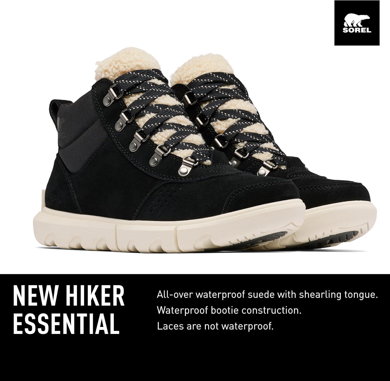 imageSorel Womens Explorer Next Hiker Waterproof BootsBlack Sea Salt