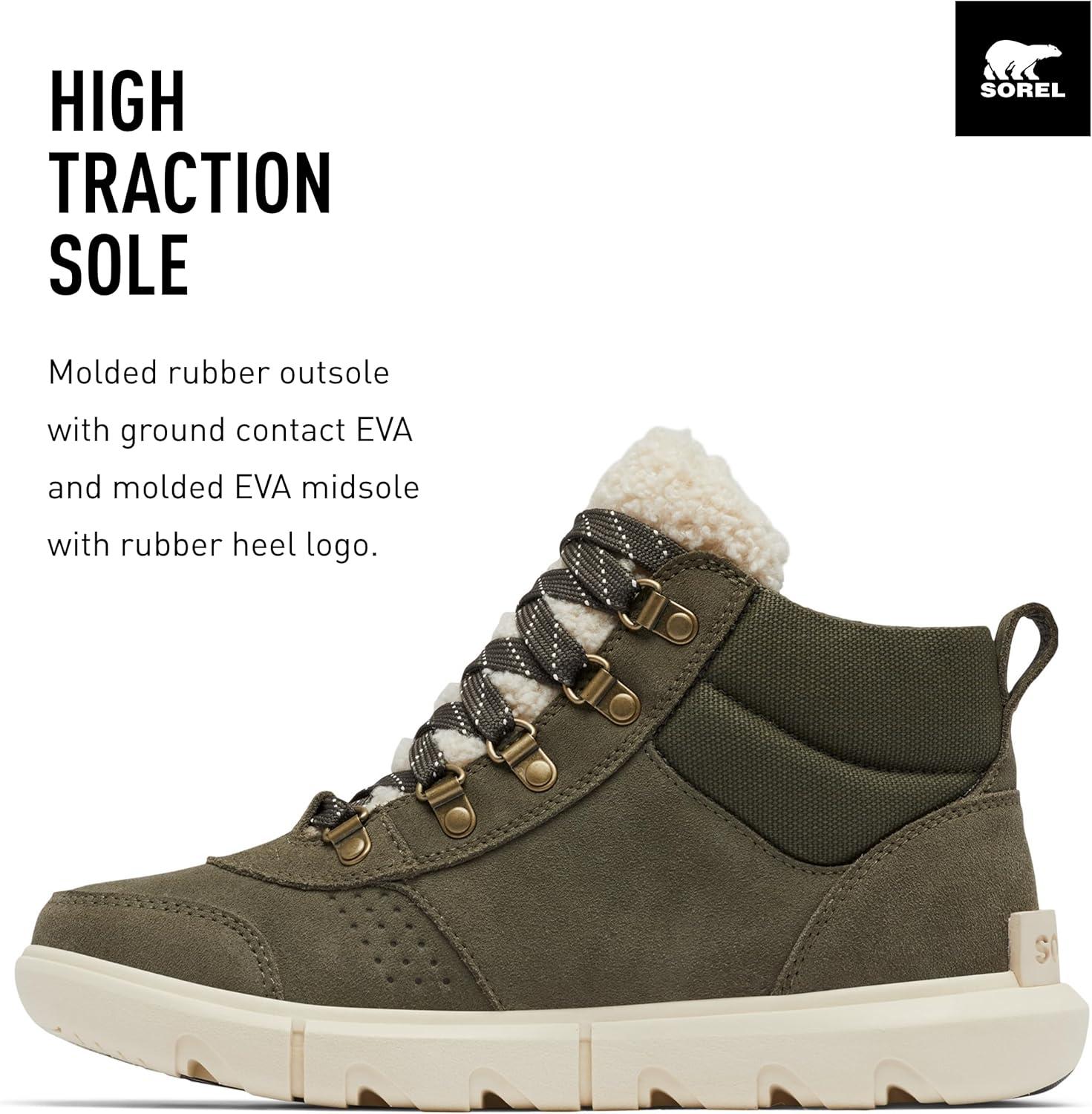 imageSorel Womens Explorer Next Hiker Waterproof BootsStone Green Bleached Ceramic