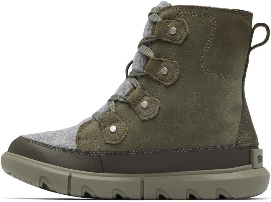 imageSorel Womens Explorer Next Joan Waterproof BootsStone Green Alpine Tundra