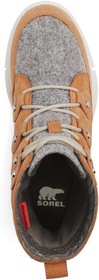 imageSorel Womens Explorer Next Joan Waterproof BootsTawny Buff Moonstone Explorer 2 Joan Felt