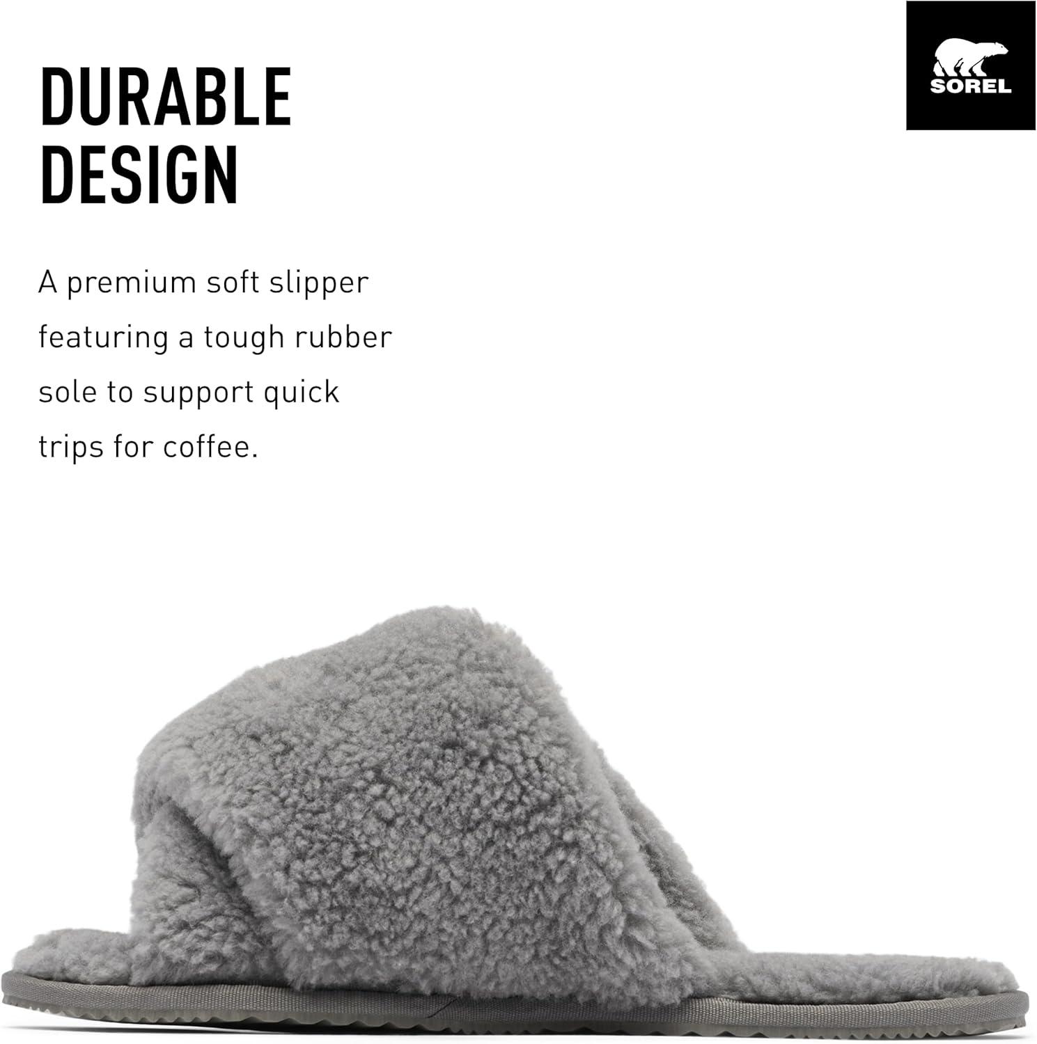 imageSorel Womens Go Mail Run SlipperQuarry Sea Salt