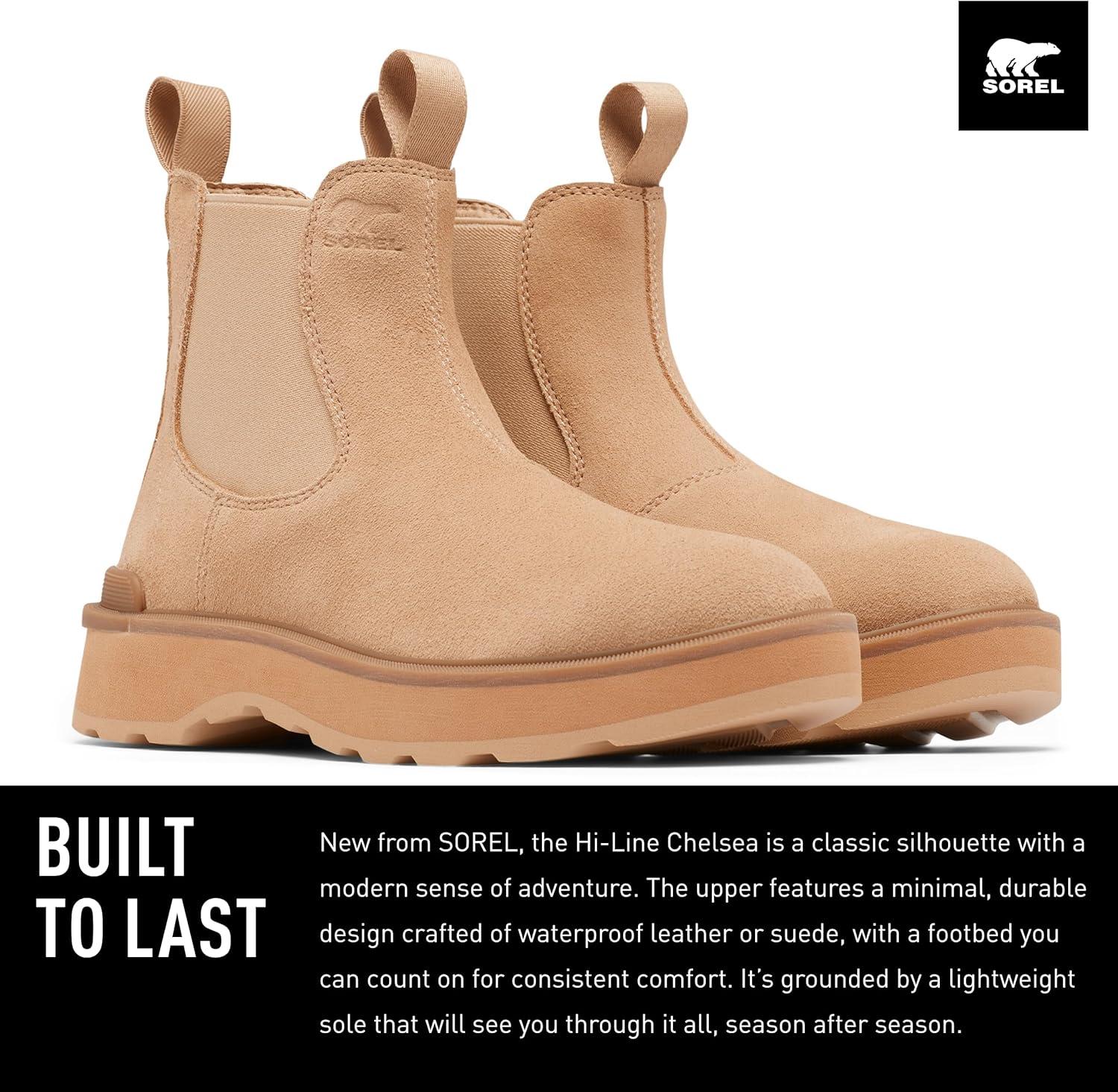 imageSorel Womens HiLine Chelsea BootsCanoe Ceramic