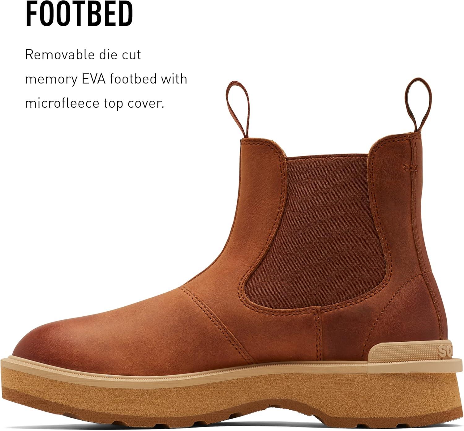 imageSorel Womens HiLine Chelsea BootsScorch Tawny Buff