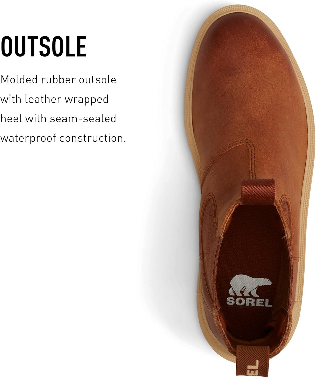 imageSorel Womens HiLine Chelsea BootsScorch Tawny Buff