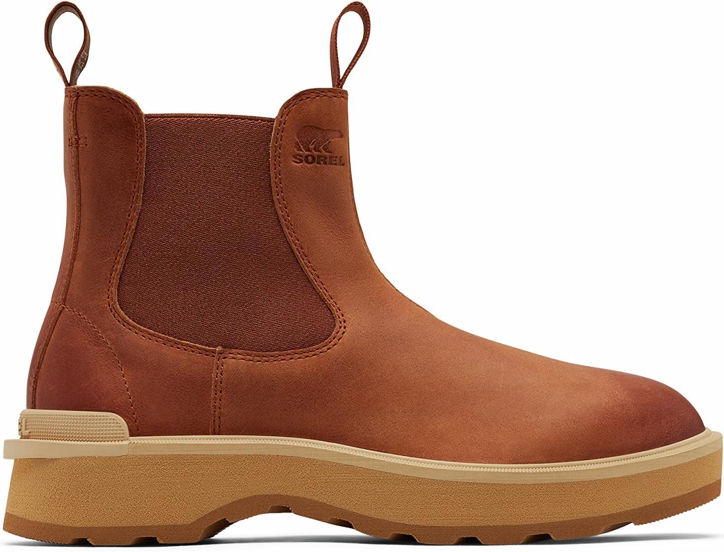 imageSorel Womens HiLine Chelsea BootsScorch Tawny Buff