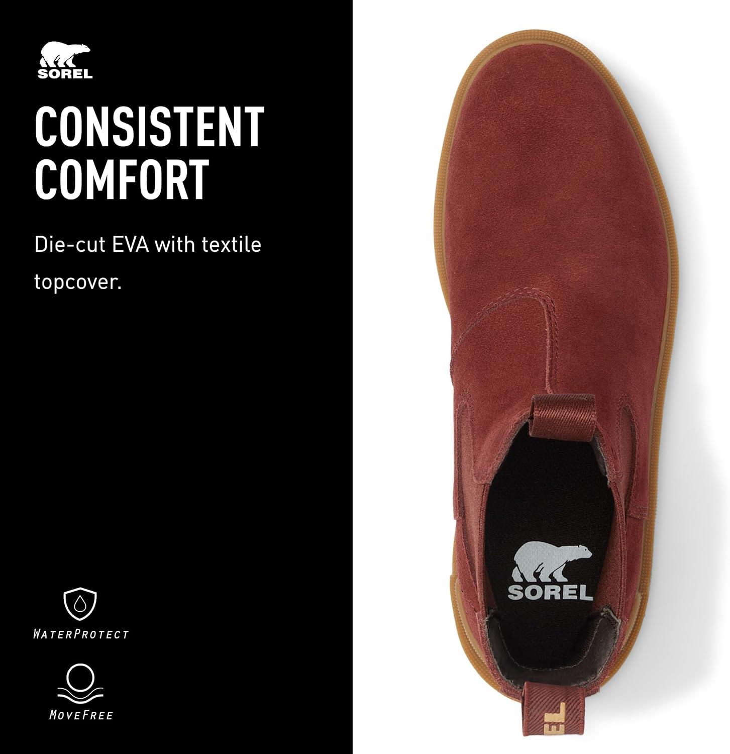 imageSorel Womens HiLine Chelsea BootsSpice Blackened Brown