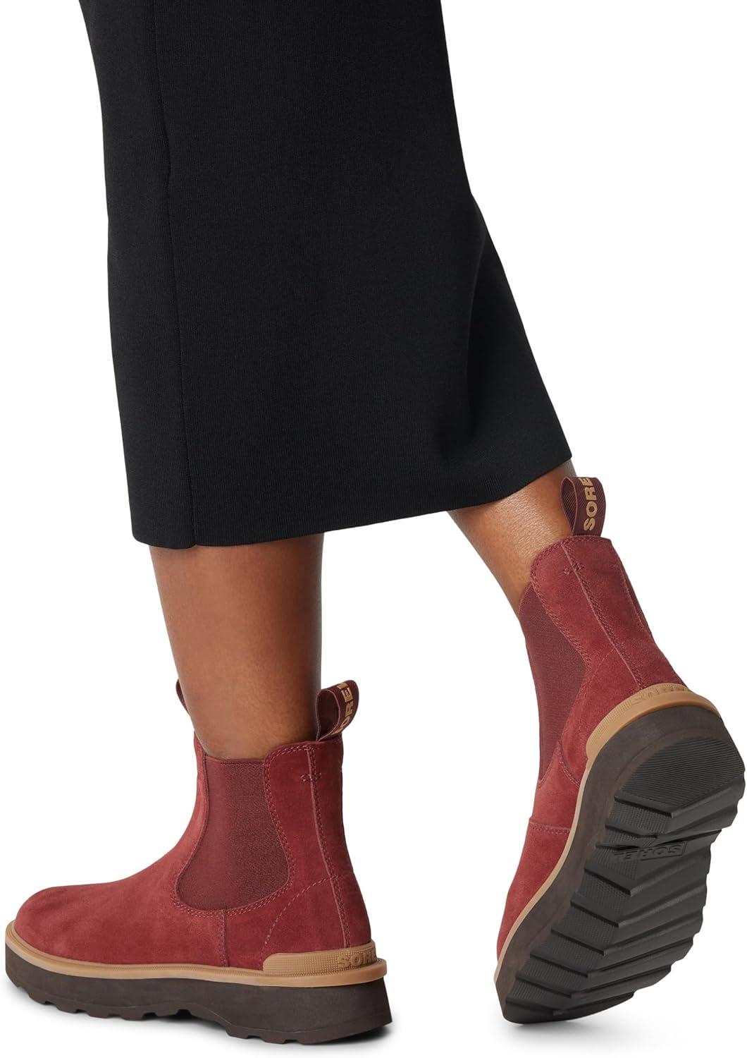 imageSorel Womens HiLine Chelsea BootsSpice Blackened Brown