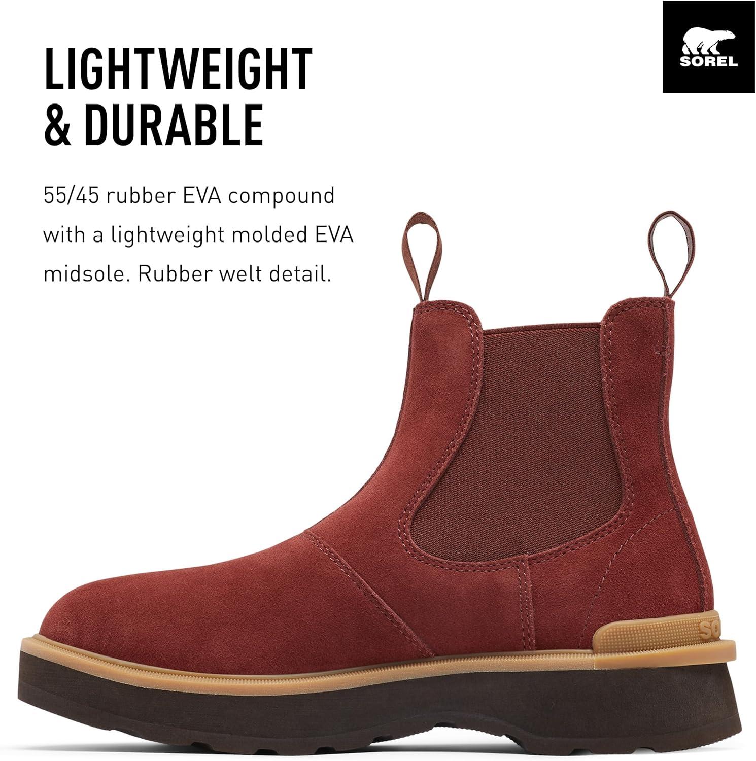 imageSorel Womens HiLine Chelsea BootsSpice Blackened Brown