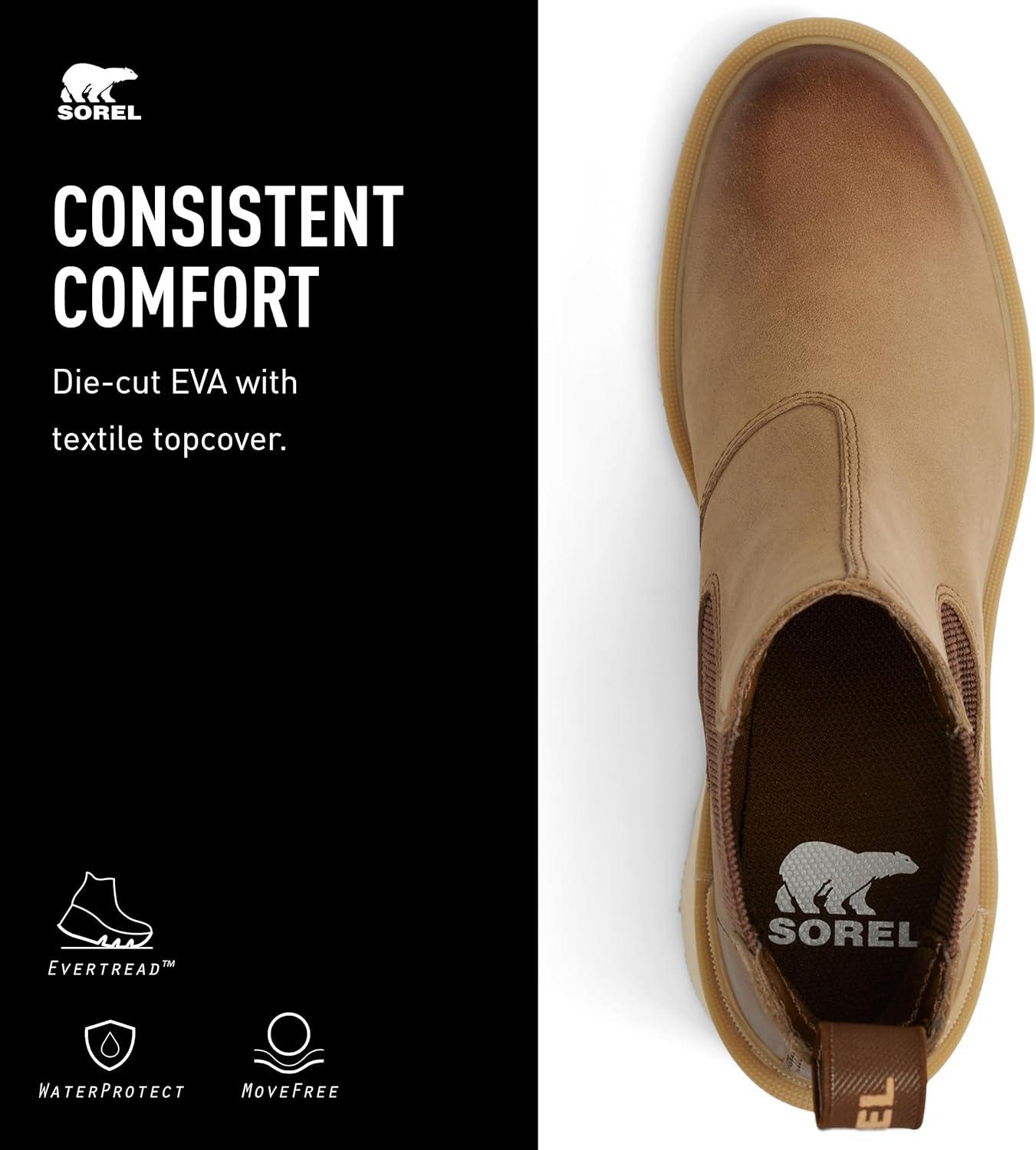 imageSorel Womens HiLine Heel Chelsea BootsUmber Ceramic