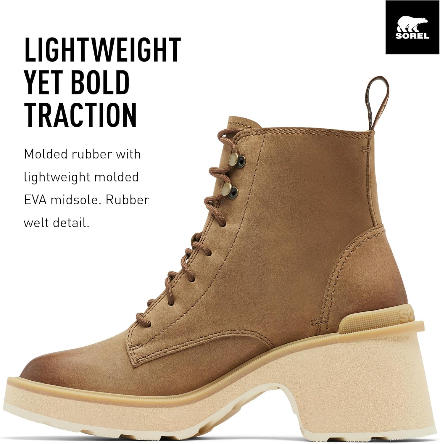 imageSorel Womens HiLine Heel Lace BootsUmber Ceramic