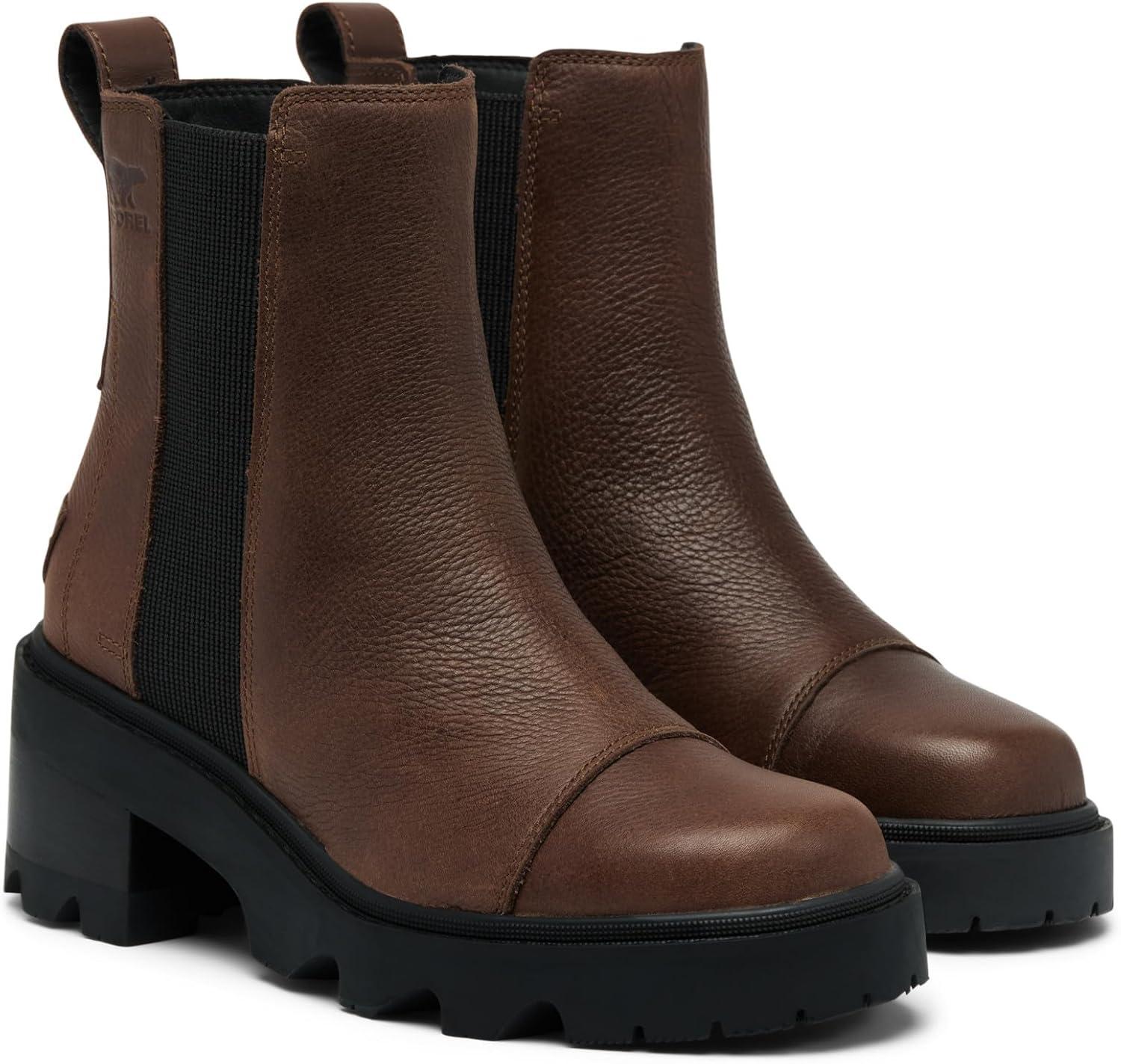 imageSorel Womens Joan Now Chelsea BootTobaccoBlack