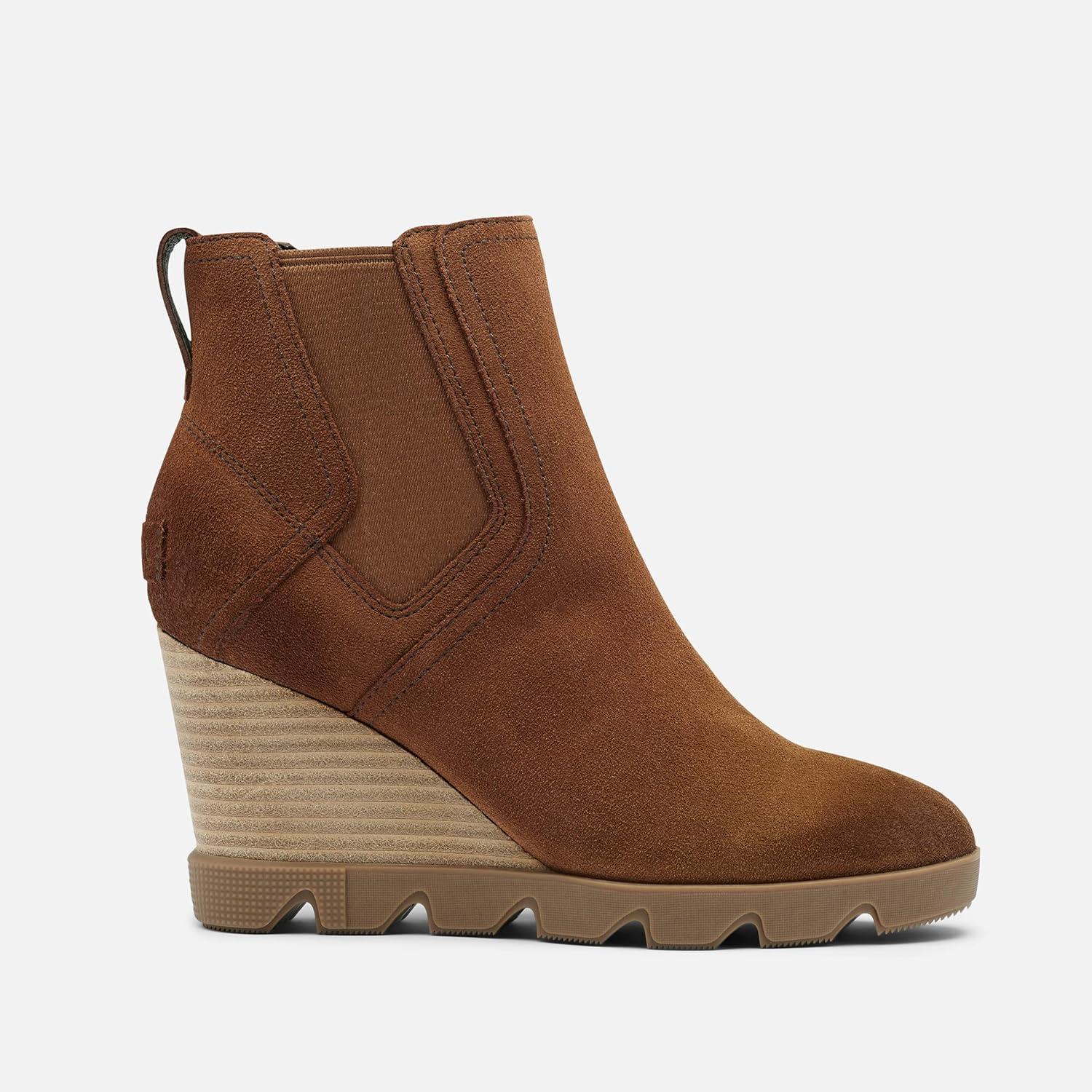 imageSorel Womens Joan Uptown Chelsea Rain Waterproof WhiteVelvet Tan