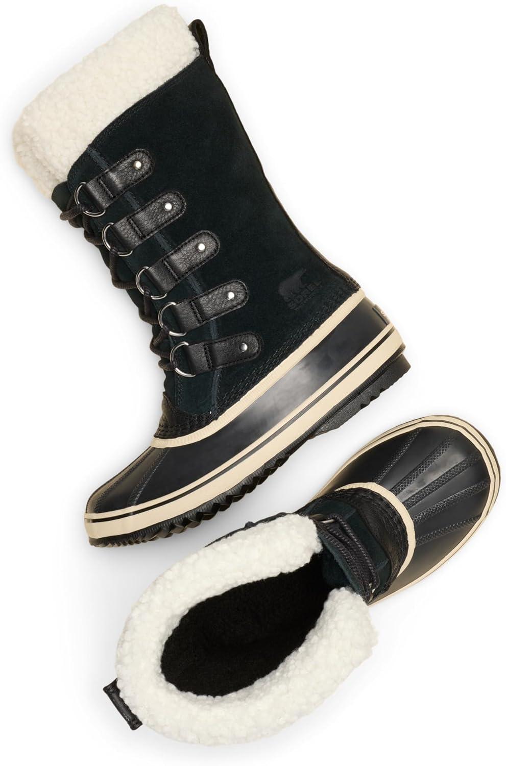 imageSorel Womens Joan of Arctic Waterproof Boot BlackBleached Ceramic 9 Regular