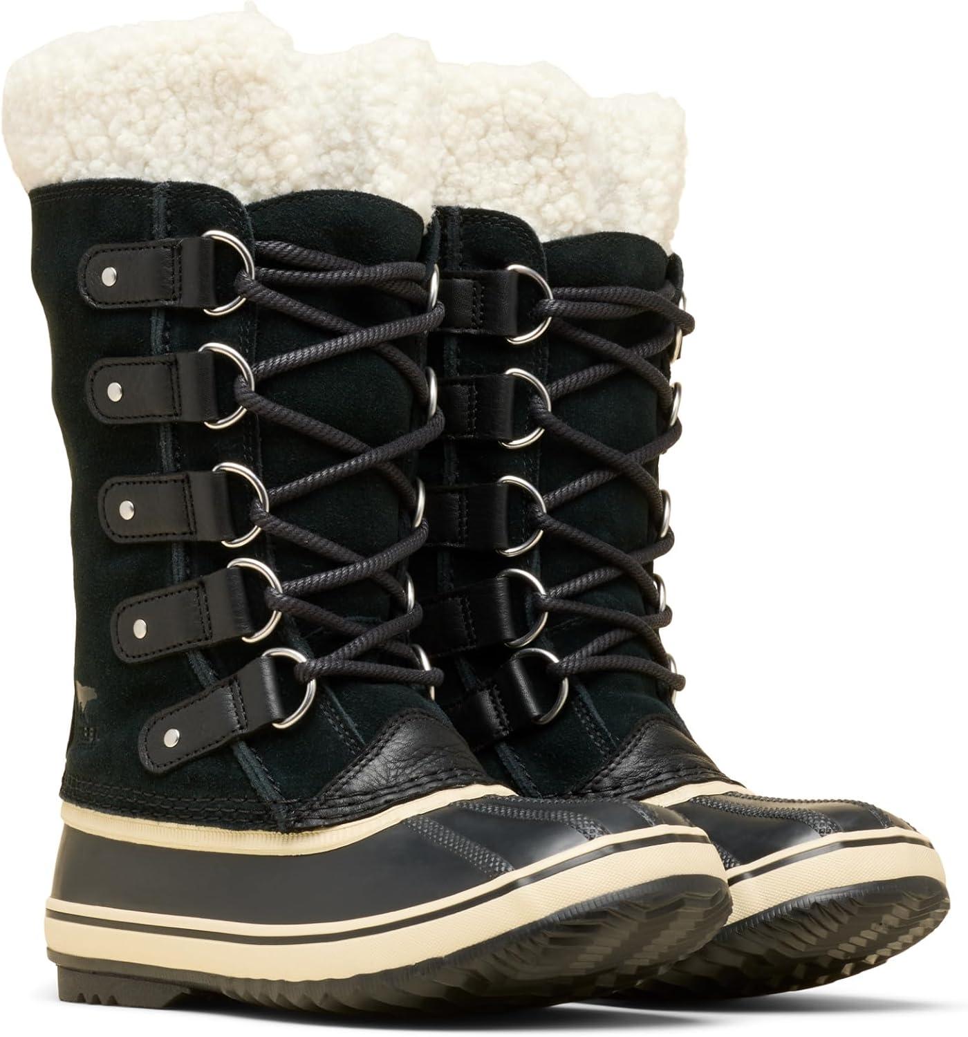imageSorel Womens Joan of Arctic Waterproof Boot BlackBleached Ceramic 9 Regular