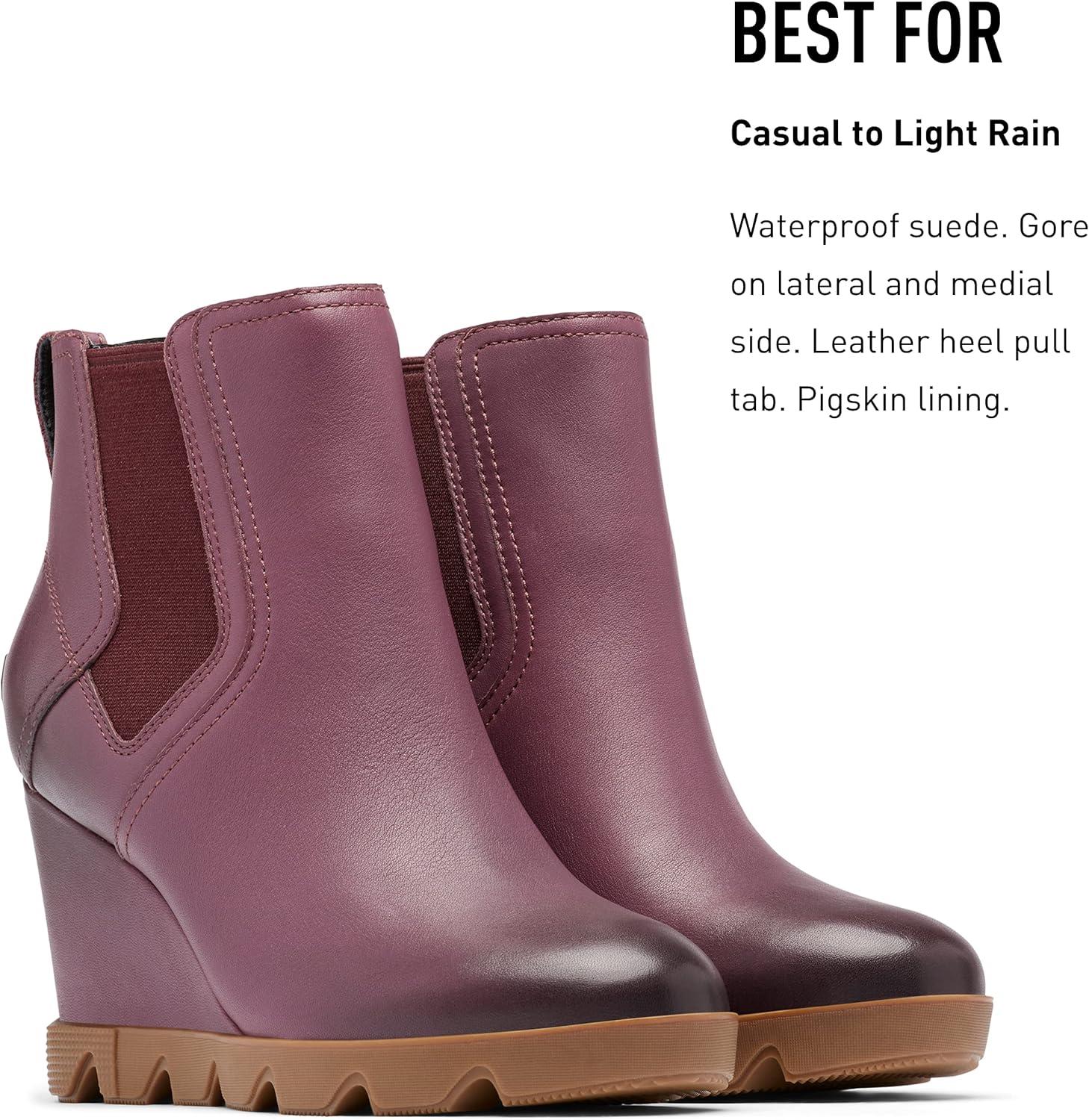 imageSorel Womens Joan of Arctic Wedge II Zipper Fashion BootUniform Blue Gum 2