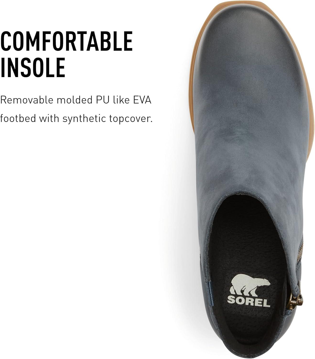 imageSorel Womens Joan of Arctic Wedge II Zipper Fashion BootUniform Blue Gum 2