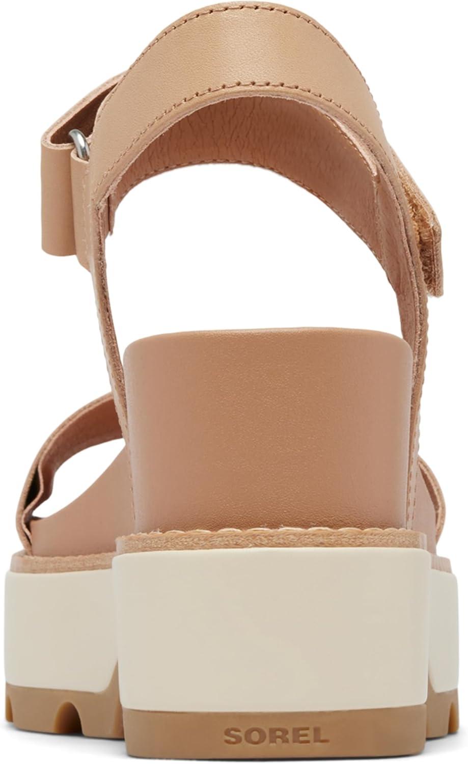 imageSorel Womens Joanie IV Y Strap WedgeHonest BeigeBleached Ceramic