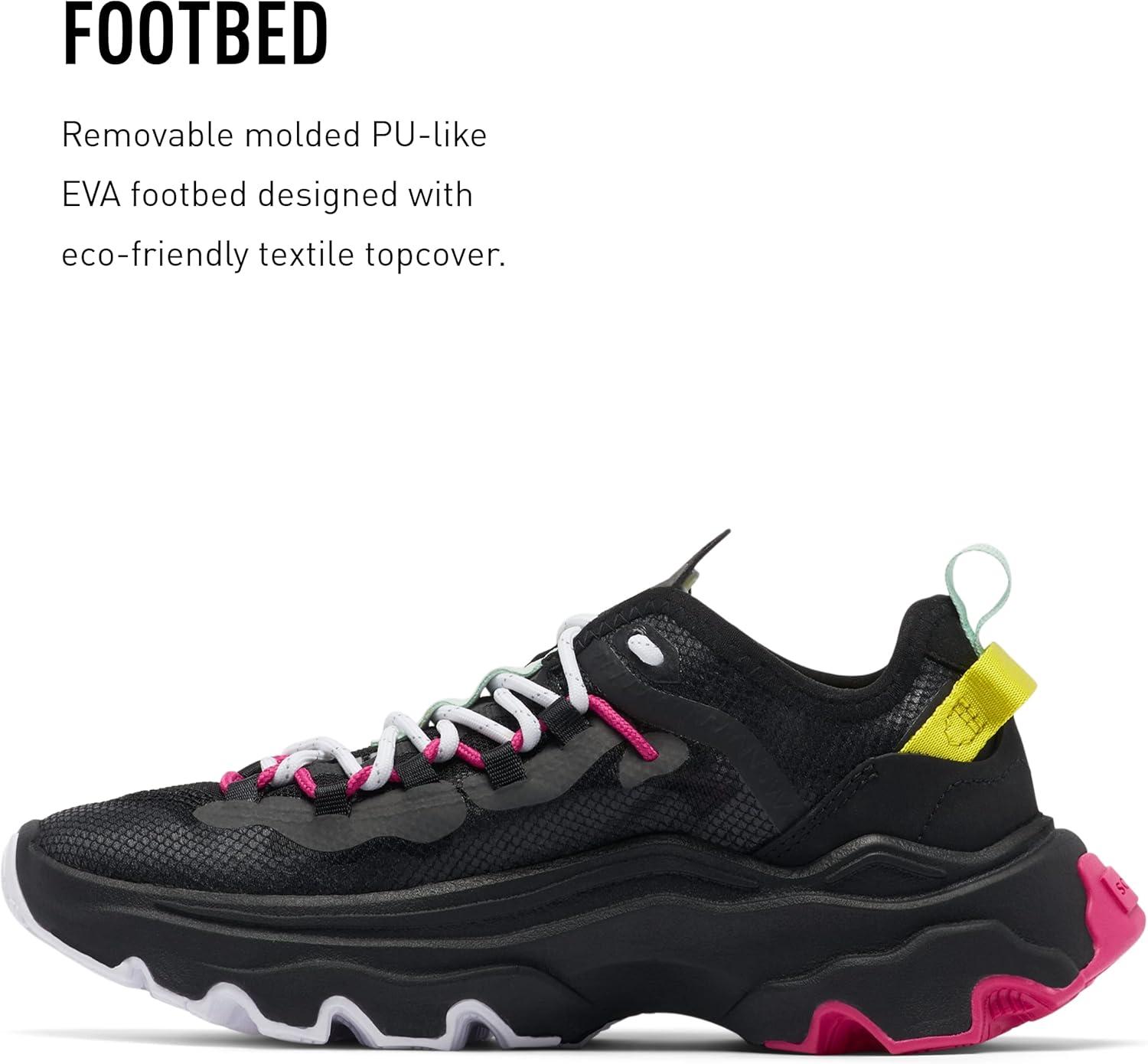 imageSorel Womens Kinetic Breakthru Tech Lace ShoesBlack Chrome Grey