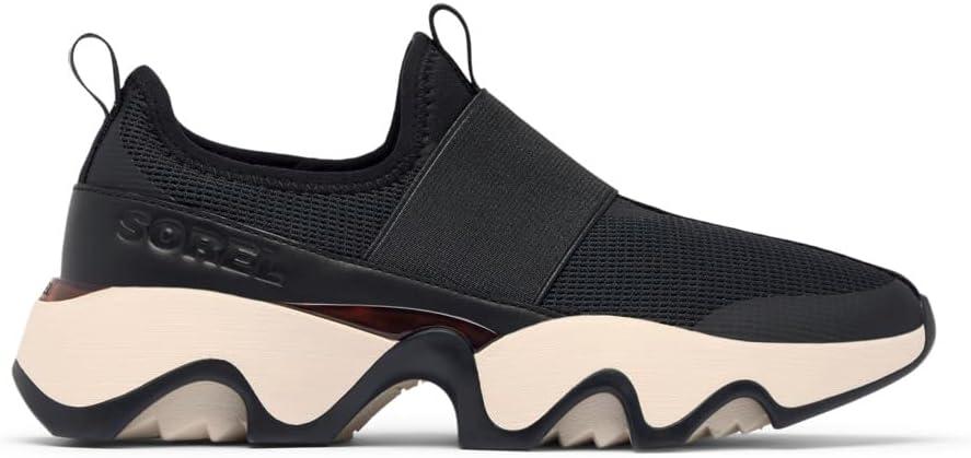 imageSorel Womens Kinetic Impact II Strap Sneaker BlackChalk 105