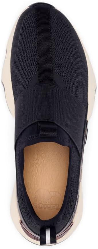 imageSorel Womens Kinetic Impact II Strap Sneaker BlackChalk 105