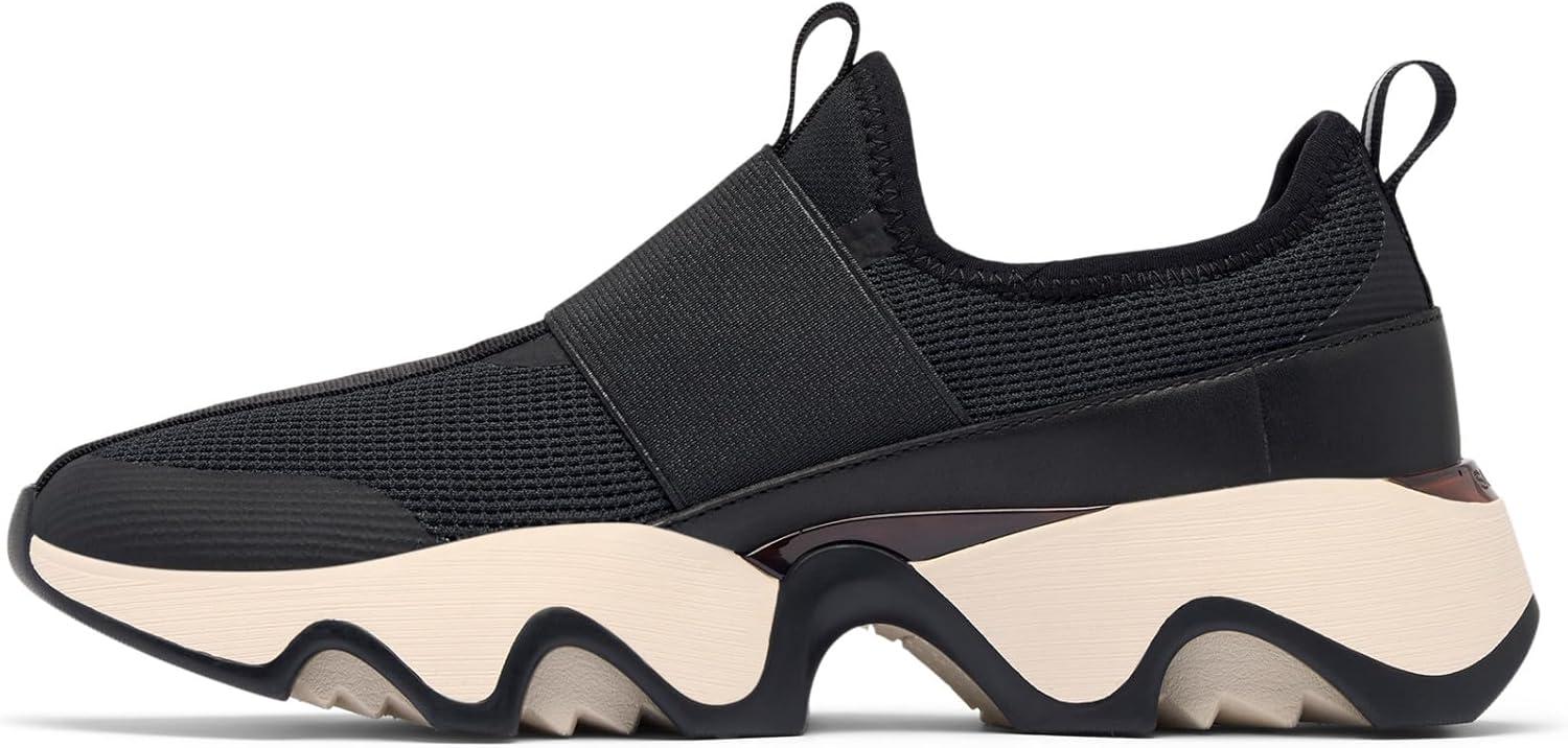 imageSorel Womens Kinetic Impact II Strap Sneaker BlackChalk 105