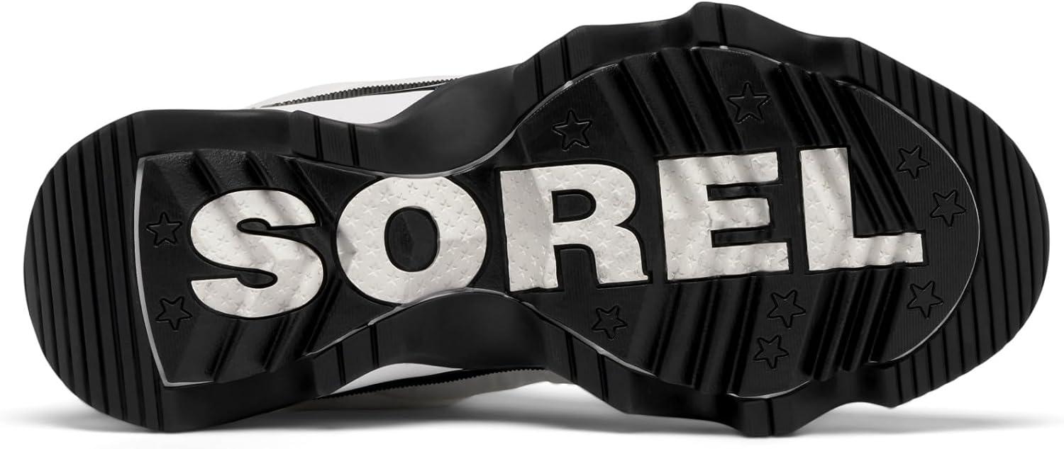 imageSorel Womens Kinetic Impact Puffy Zip Waterproof Fashion BootSea SaltBlack