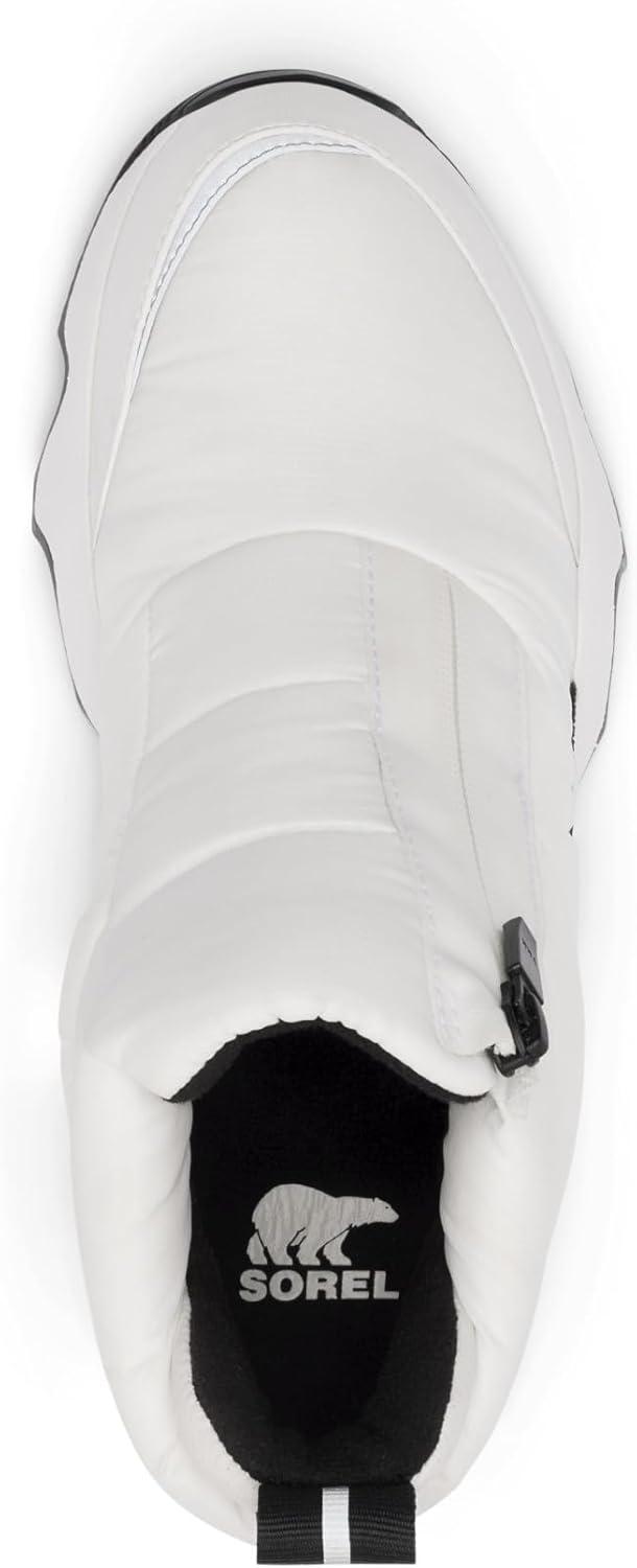 imageSorel Womens Kinetic Impact Puffy Zip Waterproof Fashion BootSea SaltBlack