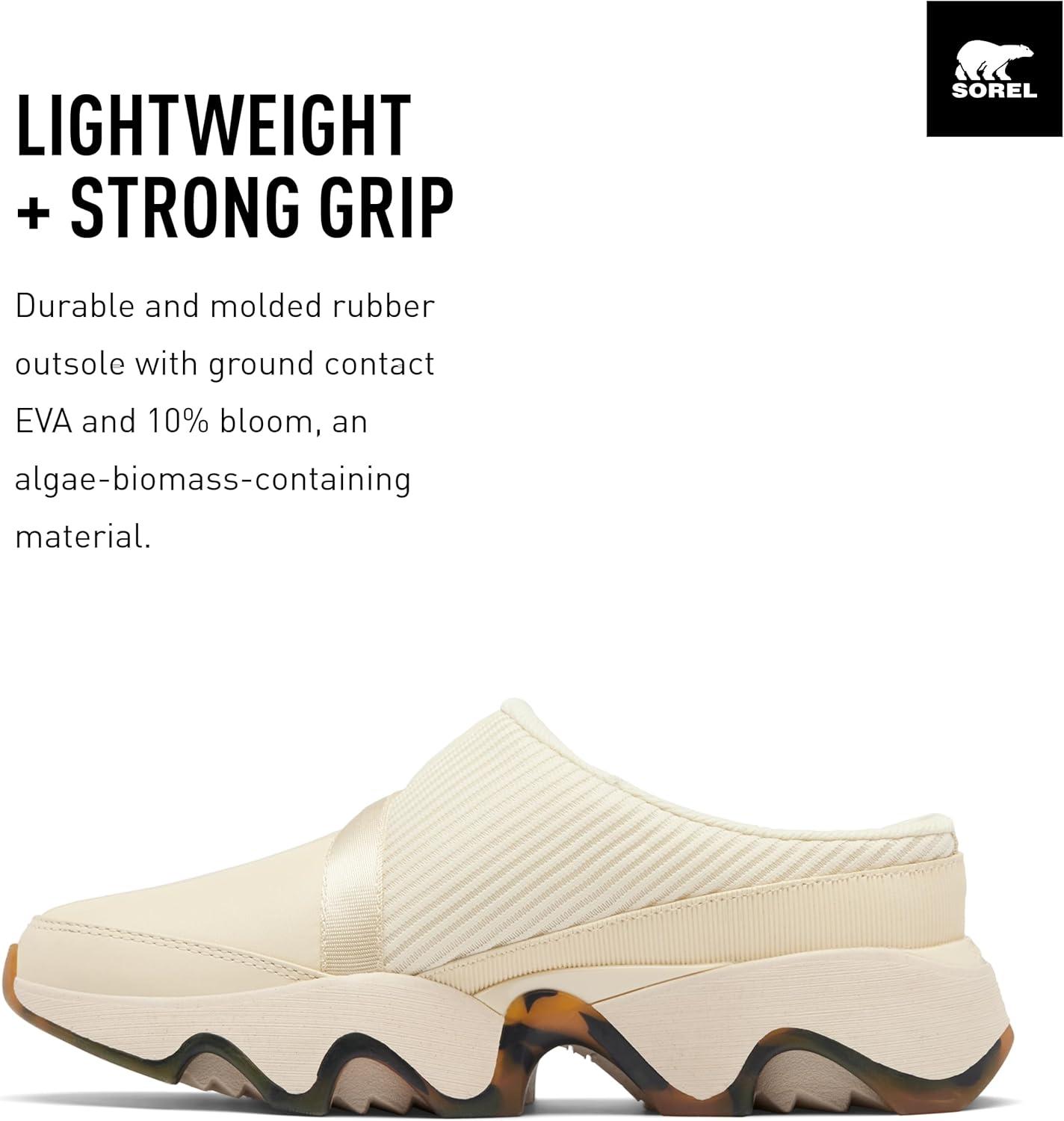 imageSorel Womens Kinetic Impact ll Mule SlipOn SneakersHoney White Bleached Ceramic