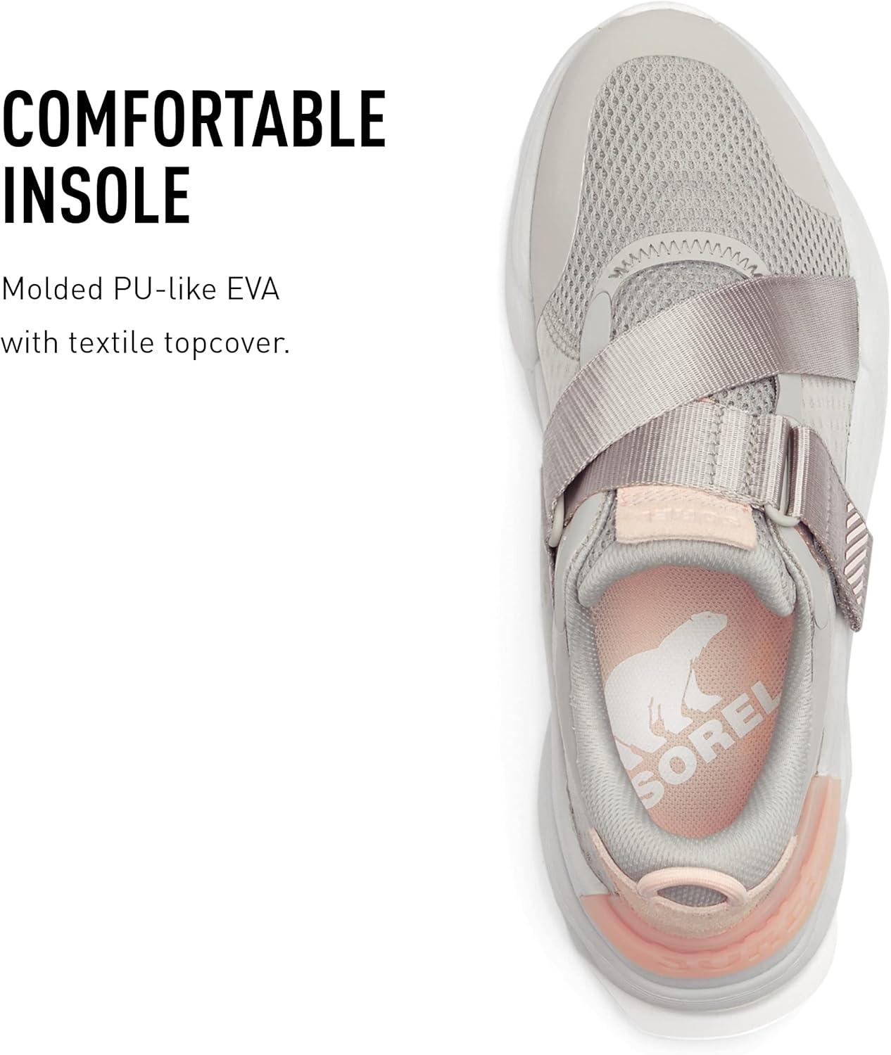 imageSorel Womens Kinetic RNEGD Strap ShoesDove Peach Blossom