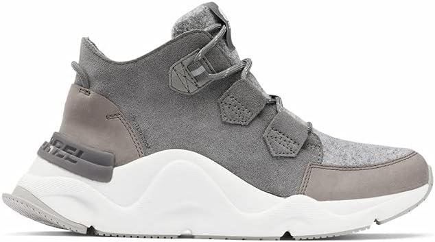 imageSorel Womens Kinetic Rngd Caribou Boot Waterproof Leather Winter BootsQuarry Sea Salt