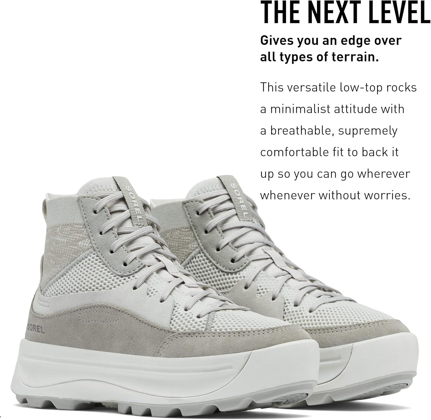 imageSorel Womens ONA 503 Knit Mid SneakersMoonstone Dove