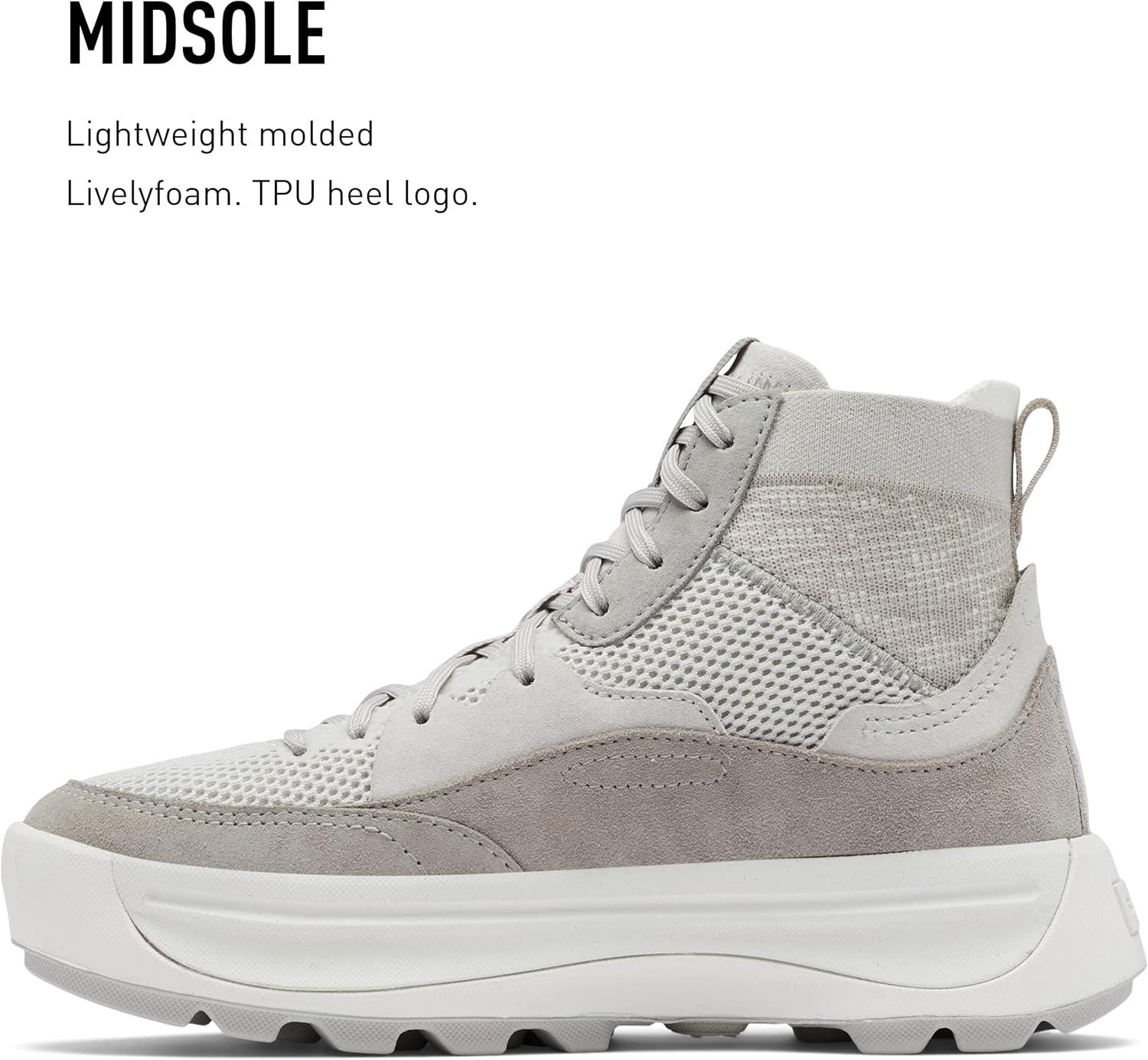 imageSorel Womens ONA 503 Knit Mid SneakersMoonstone Dove