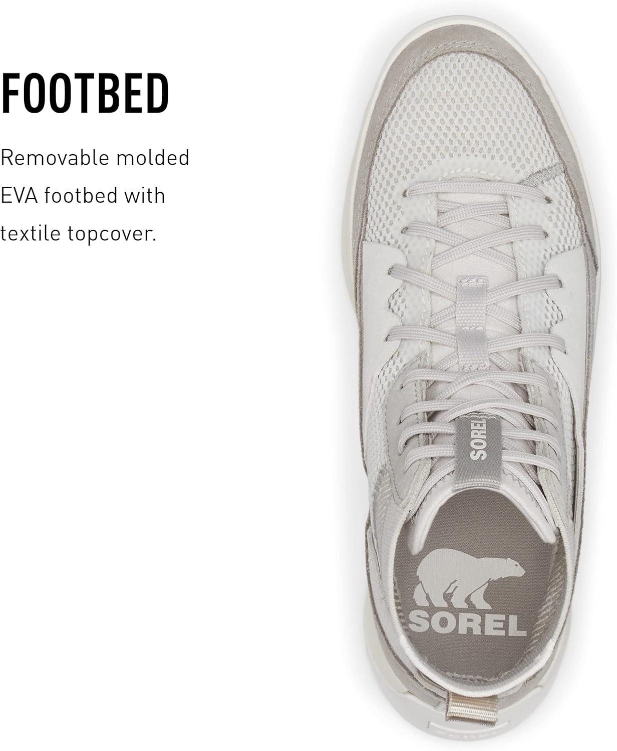 imageSorel Womens ONA 503 Knit Mid SneakersMoonstone Dove