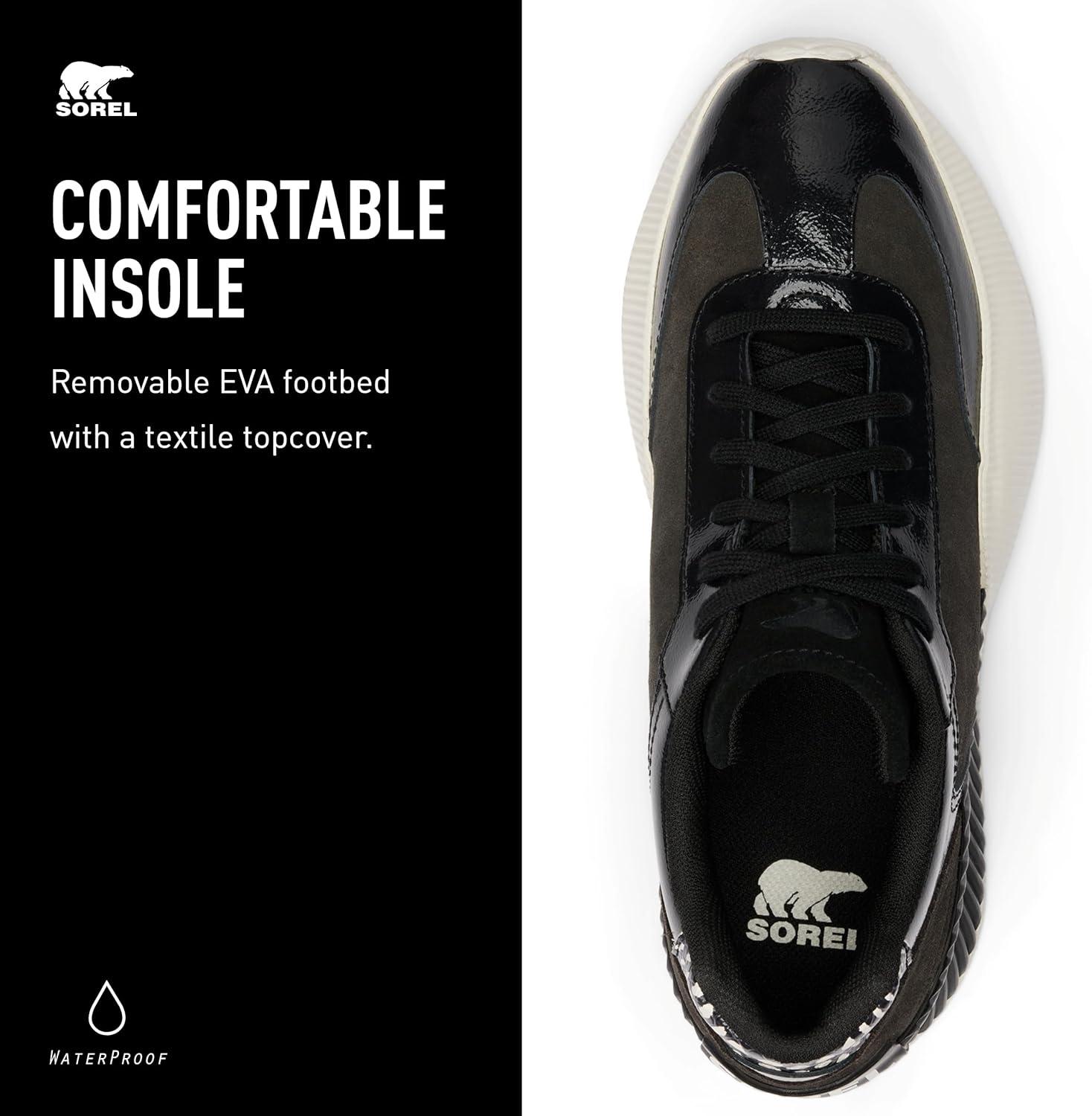imageSorel Womens ONA BLVD Classic Waterproof SneakerBlack Jet